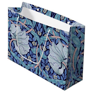 Pimpernel Blue, William Morris Large Gift Bag