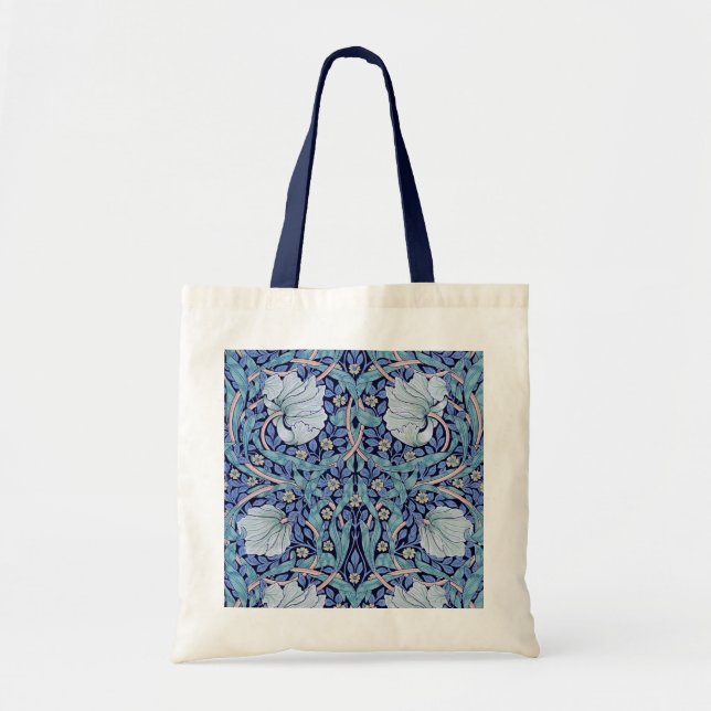 Pimpernel Blue, William Morris Tote Bag (Front)