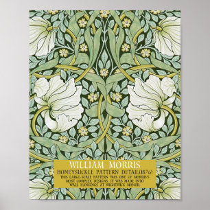 Pimpernel Design by William Morris Poster