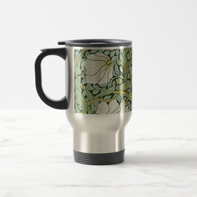 Pimpernel Design by William Morris  Travel Mug (Left)