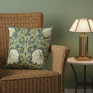 Pimpernel Flower Pattern William Morris Cushion