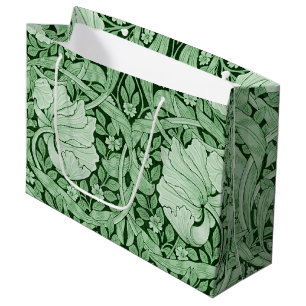 Pimpernel Green, William Morris Large Gift Bag
