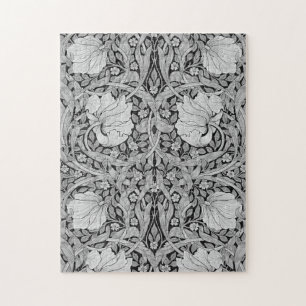Pimpernel Grey Monotone, William Morris Jigsaw Puzzle