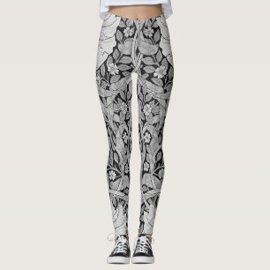 Pimpernel Grey Monotone, William Morris Leggings