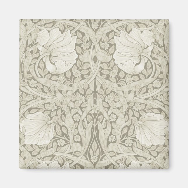 Pimpernel Ivory, William Morris Magnet (Front)
