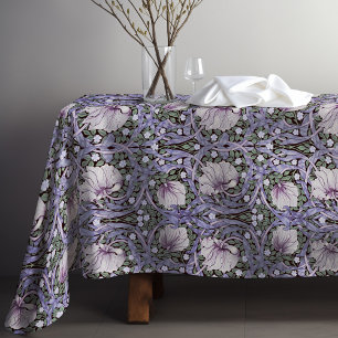Pimpernel Lavender William Morris Floral Pattern Tablecloth
