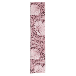 Pimpernel Maroon, William Morris Short Table Runner