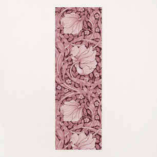 Pimpernel Maroon, William Morris Yoga Mat