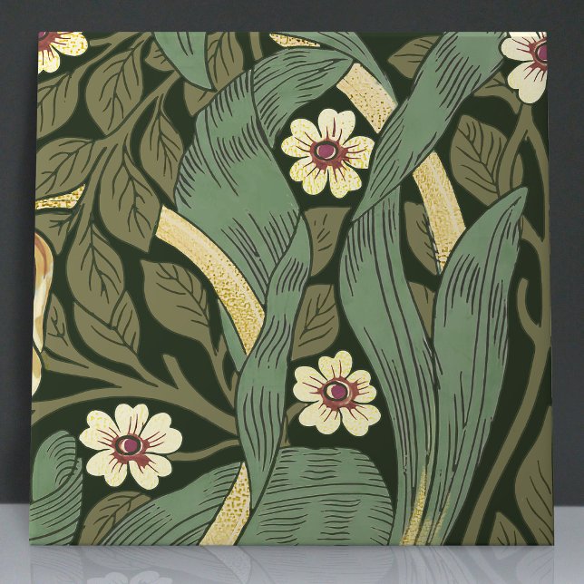 Pimpernel Seamless 12 of 12 Faux Gold & Sage Green Tile (Creator Uploaded)