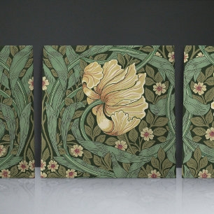 Pimpernel Seamless 1/2 William Morris Arts Crafts Tile