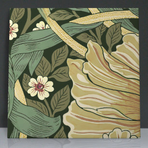 Pimpernel Seamless 1 of 12 Faux Gold & Sage Green Tile