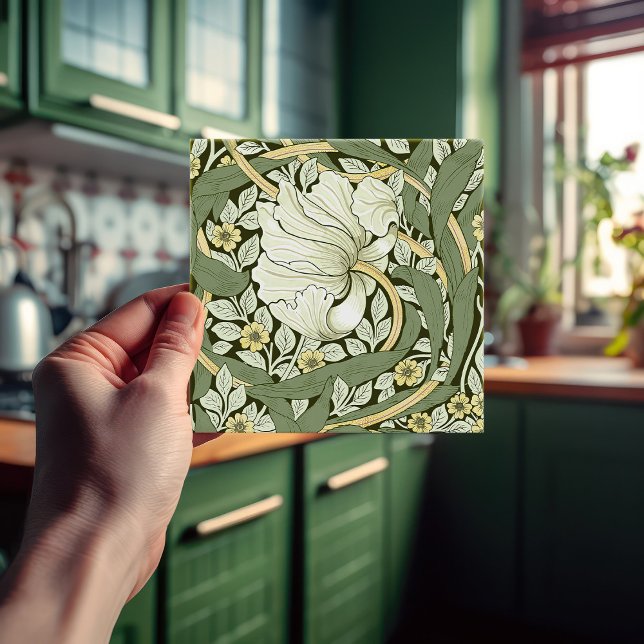 Pimpernel Seamless 2/2 William Morris Arts Crafts Tile (Creator Uploaded)