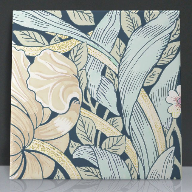 Pimpernel Seamless 2 of 12 Faded Blue Yellow Tile (Creator Uploaded)