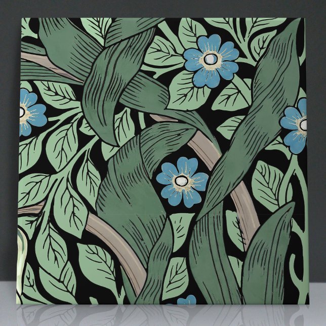 Pimpernel Seamless 2 of 12 Sage Green Blue Tile (Creator Uploaded)