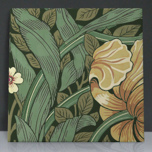 Pimpernel Seamless 3 of 12 Warm Yellow Sage Green Tile