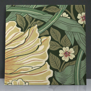 Pimpernel Seamless 4 of 12 Warm Yellow Sage Green Tile