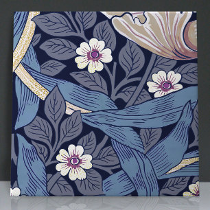 Pimpernel Seamless 5 of 12 Dusty Blue & Warm White Tile