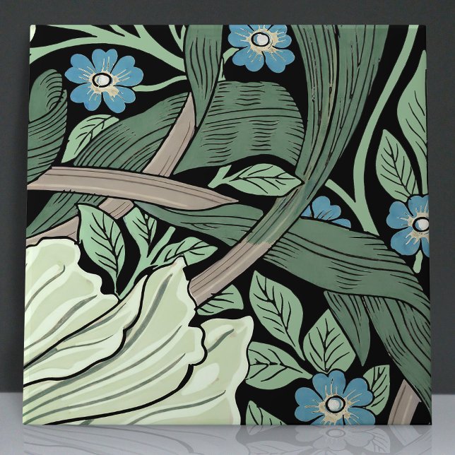 Pimpernel Seamless 6 of 12 Sage Green Blue Tile (Creator Uploaded)