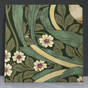 Pimpernel Seamless 7 of 12 Faux Gold & Sage Green Tile