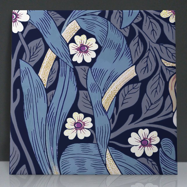 Pimpernel Seamless 9 of 12 Dusty Blue & Warm White Tile (Creator Uploaded)