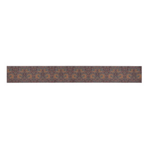 Pimpernel William Morris -Dark Brown Grosgrain Rib Ribbon