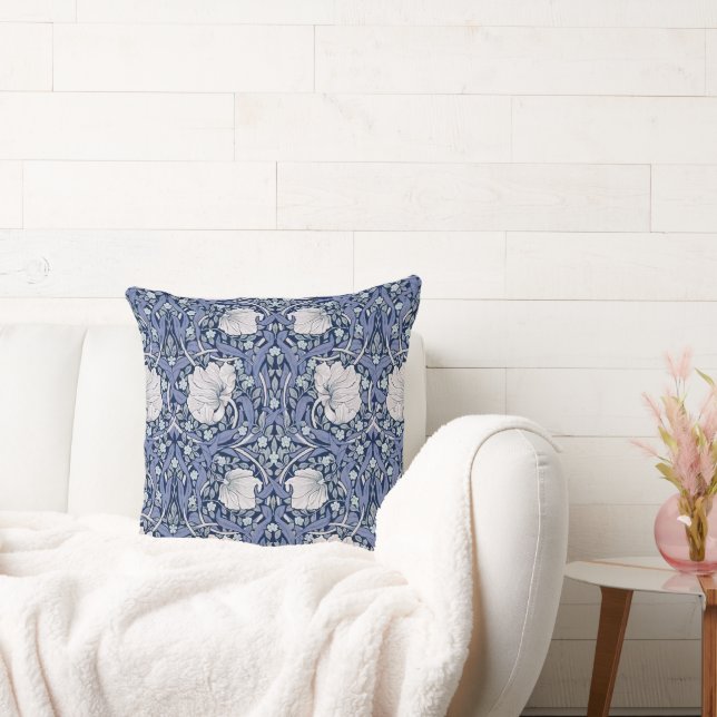 Pimpernel,William Morris,pattern,art nouveau, chic Cushion (Couch)