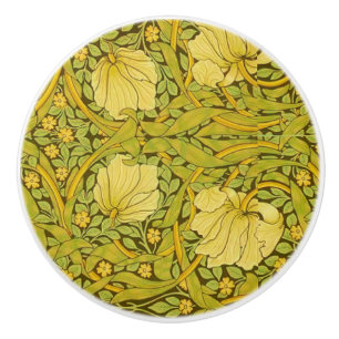 Pimpernel William Morris Pattern - Vintage floral Ceramic Knob
