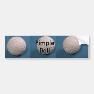 Pimple Ball Bumper Sticker