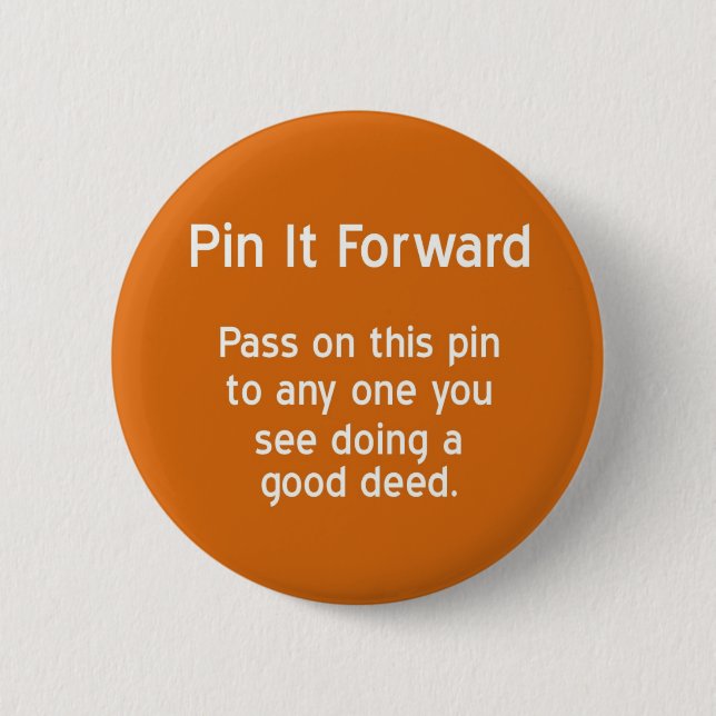 Pin it Forward Orange (Front)