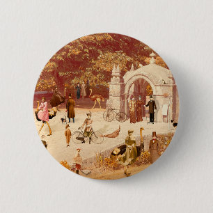 Pin Redondo De 2 Pulgadas Os Avestruzes de Ponte d