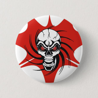 pin-skull 6 cm round badge