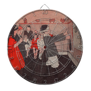 Pin the tail Donkey Vintage Children Dartboard