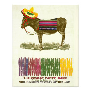 Pin the tail on the Donkey Photo Print