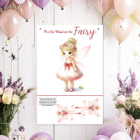 Pin the Wand on the Fairy Birthday Party Game