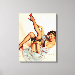 Pin Up Canvas Print
