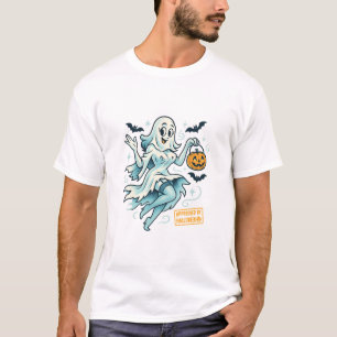 Pin-Up Ghost Girl – Spooky Cute Halloween T-Shirt