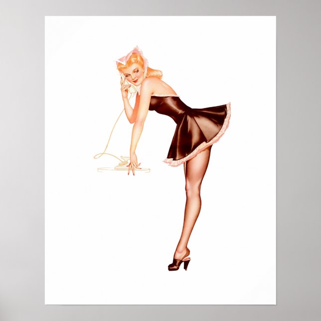 Pin Up Girl #10 @ GarysRetroGarage Poster (Front)
