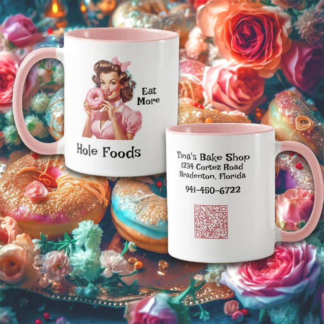 Pin-Up Girl Doughnut coffee Mug (Creator Uploaded)