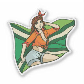 Pin-up Girl Flag