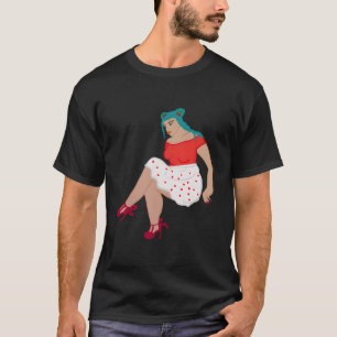 Pin-Up Girl - Retro Vintage Pinup T-Shirt