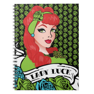Pin-up Girl, Rock-A-Billy Spiral Notebook