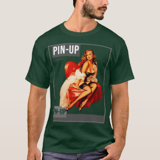 Pin up Girl Vintage Pinup Magazine 2 T-Shirt