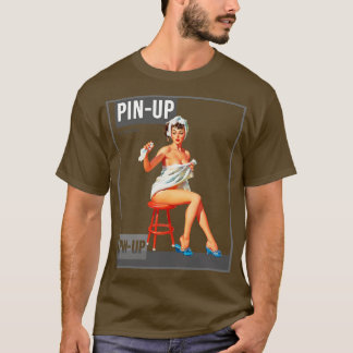 Pin up Girl Vintage Pinup Magazine 43 T-Shirt