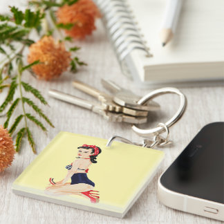 Pin up key ring