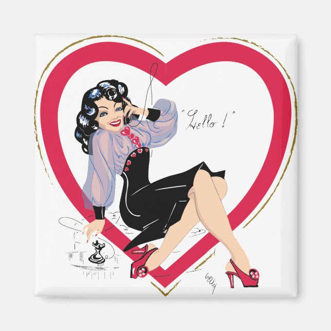 Pin-up Magnet (Front)