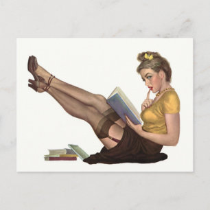 Pin up postcard