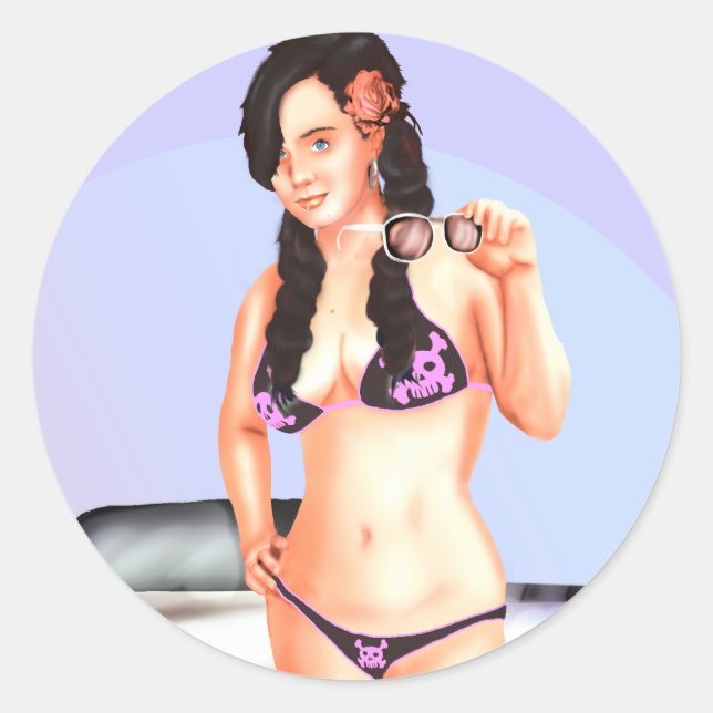 Pin-up Sticker (Front)
