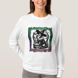 Pin-up Witch Halloween T-Shirt