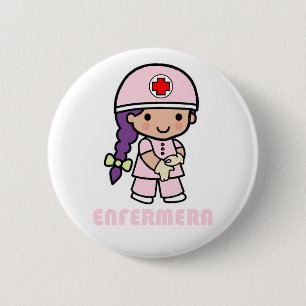 Pin with Nurse Drawing