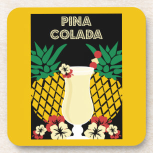 Piña Colada Cocktail Drink   Coaster